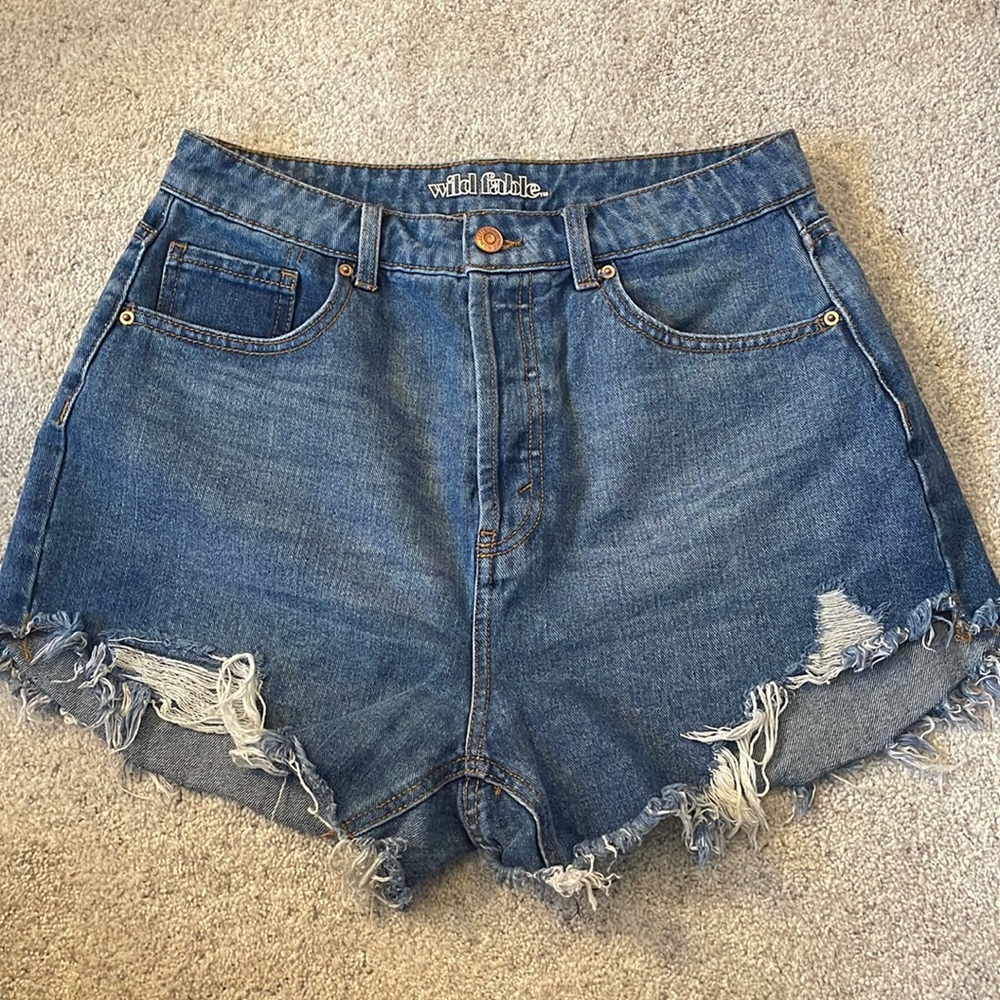 Women’s High Rise Jean Shorts